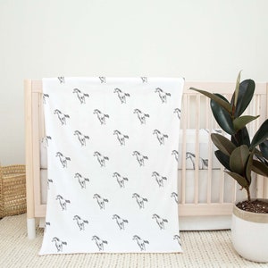 Western | Horse | Cowgirl | Cowboy| Farm Minky Blanket