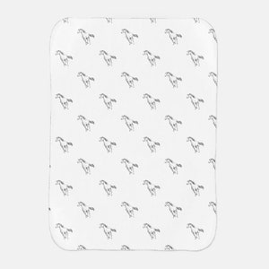 Western | Horse | Cowgirl | Cowboy | Farm Sherpa Blanket