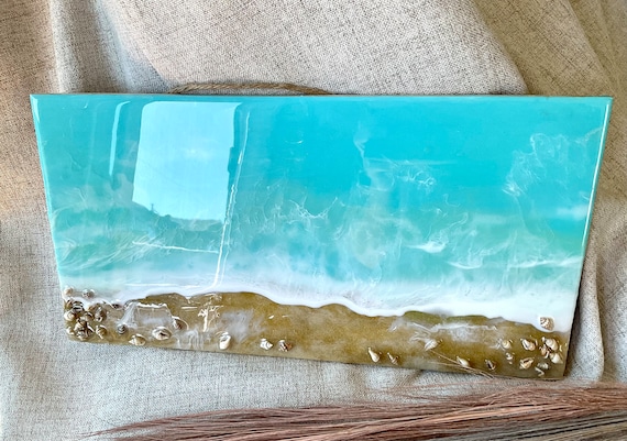 Made to Order Ocean Painting, Custom Resin Artwork, Ocean Resin Art, 3d  Wall Art, Resin Beach, Ocean Painting, Resin Ocean, Epoxy Resin Art 