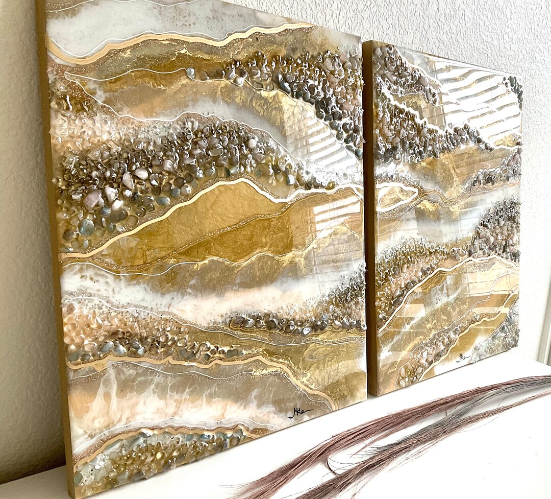 Custom Order Epoxy Resin Wall Art, Custom Beautiful Geode Resin Wall
