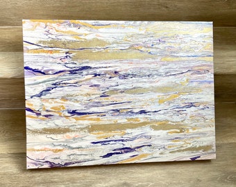 Abstrakte flüssige Kunst Malerei, moderne Wandkunst, Acrylic Pouring Leinwand, einzigartiges Wohndekor, minimalistische Wanddekoration, Statement Art