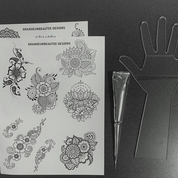 Henna Tattoo Kit Etsy