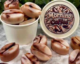 Coffee Bean Wax Melts | Strong Coffee Scent Wax Melt | Café Aroma Wax Tarts | Coffee Fragrance | Kitchen Scent Wax Melt | Coffee Lover Gift