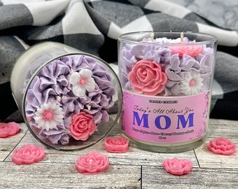 Mothers Day Candle, Soy Whipped Candle, I Love You Mom, Mothers Day Gifts, Gifts For Mom