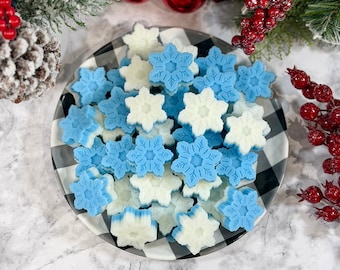 Cinnaberry Snowflake Wax Melts | Cinnamon Berry Wax Melts | Christmas Wax Melts | Holiday Tarts | Coconut Soy Wax Melts | Winter Fragrance