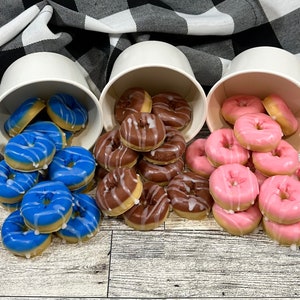 Mini Donut Wax Melts, Dessert Wax Melts, Food Wax Melts, Home Fragrance, Party Favors