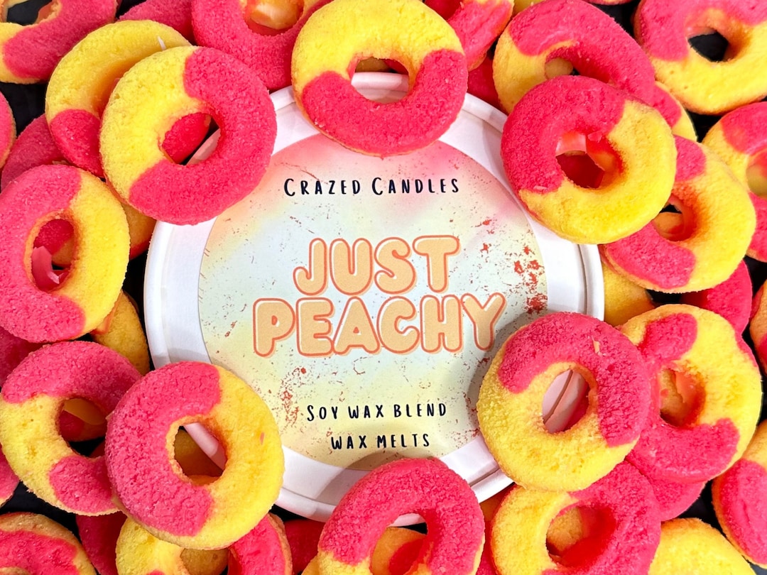 Just Peachy, Peach Ring Wax Melts, Food Wax Melts, Fruity Fragrance