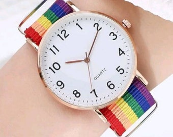 Rainbow Quartz Watch