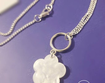 Handmade Silver Cloud Pendant Necklace