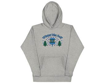 Winter Fallender Schnee - Disc Golf Hoodie