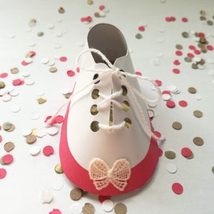 Schattige babyschoen decoratie babyshower/gunstsjabloon (digitaal)