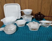 14 pcs Corningware Ovenware Cookware