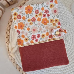 Personalized health record cover / cotton gauze health record cover