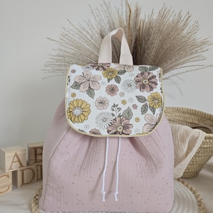 sac a dos maternelle/ Sac à dos gaze de coton