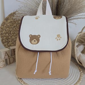 sac a dos maternelle/ Sac à dos gaze de coton