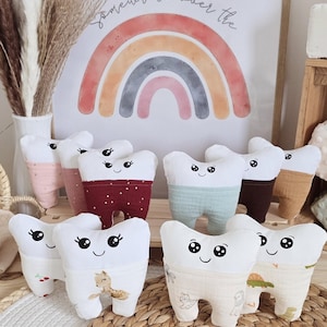 Baby tooth cushion