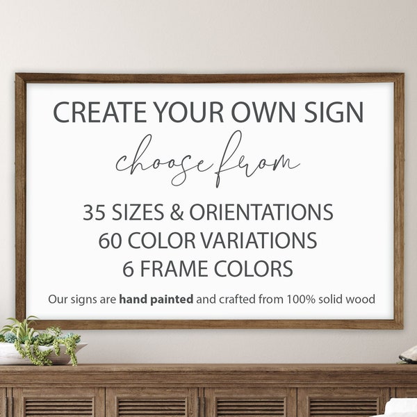 Create Your Own Wood Sign, Customize Your Own Sign, Personalized Wood Sign, Custom Sign For Home, Custom Wall Decor, Custom Wooden Sign