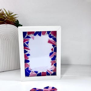 Chuppah Glass Frame, Smash the glass Jewish frame, Broken wedding glass picture frame, Mezuzah Option, Smash glass wedding frame