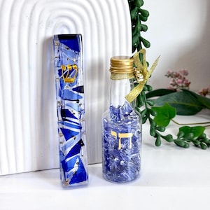 Mezuzah to be created with your wedding glass fragments, wedding glass shards into mezuzah, Jewish wedding keepsake, Smashed glass Mezuzah