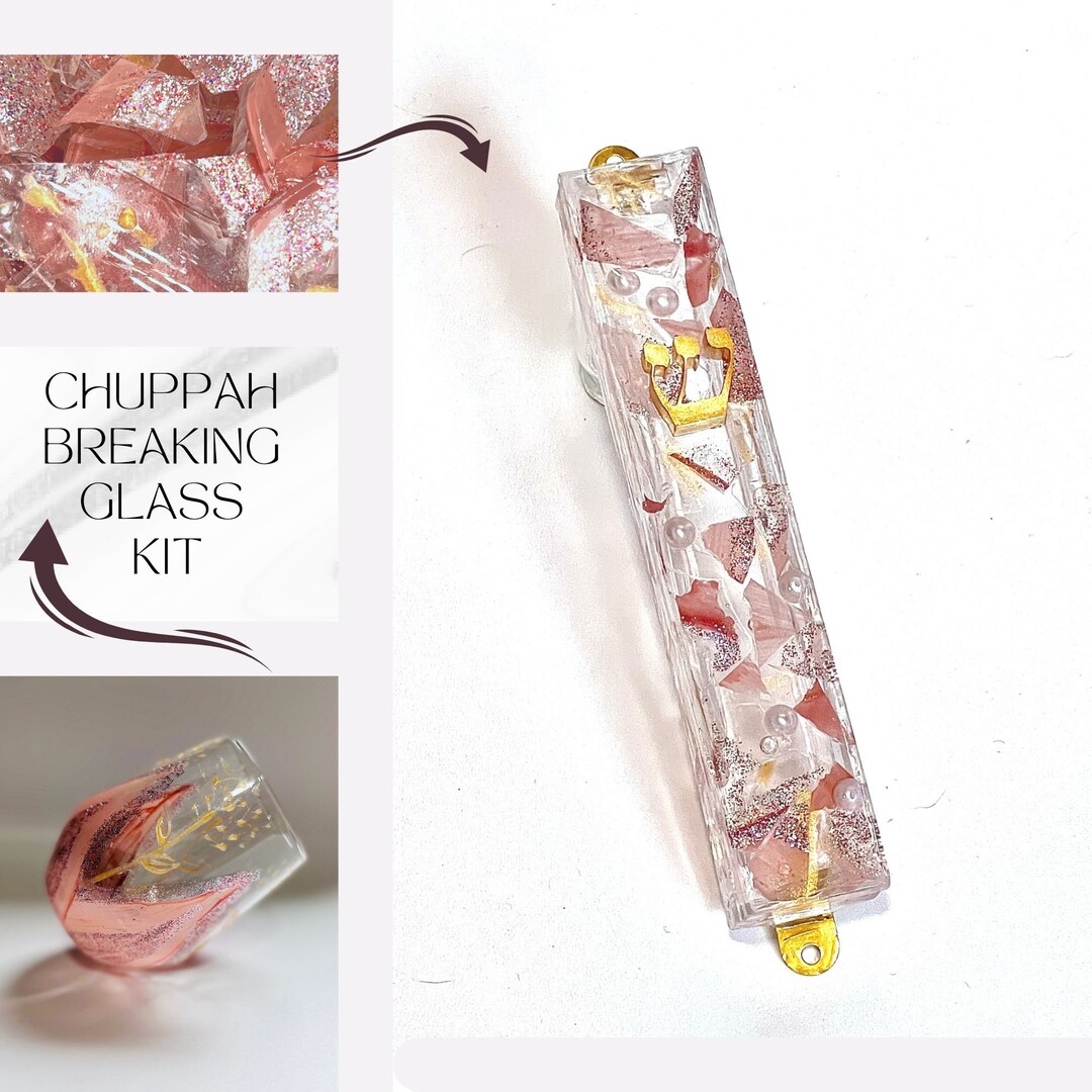 Chuppah Kit Breaking Glass Mezuzah Jewish Gifts Wedding Etsy