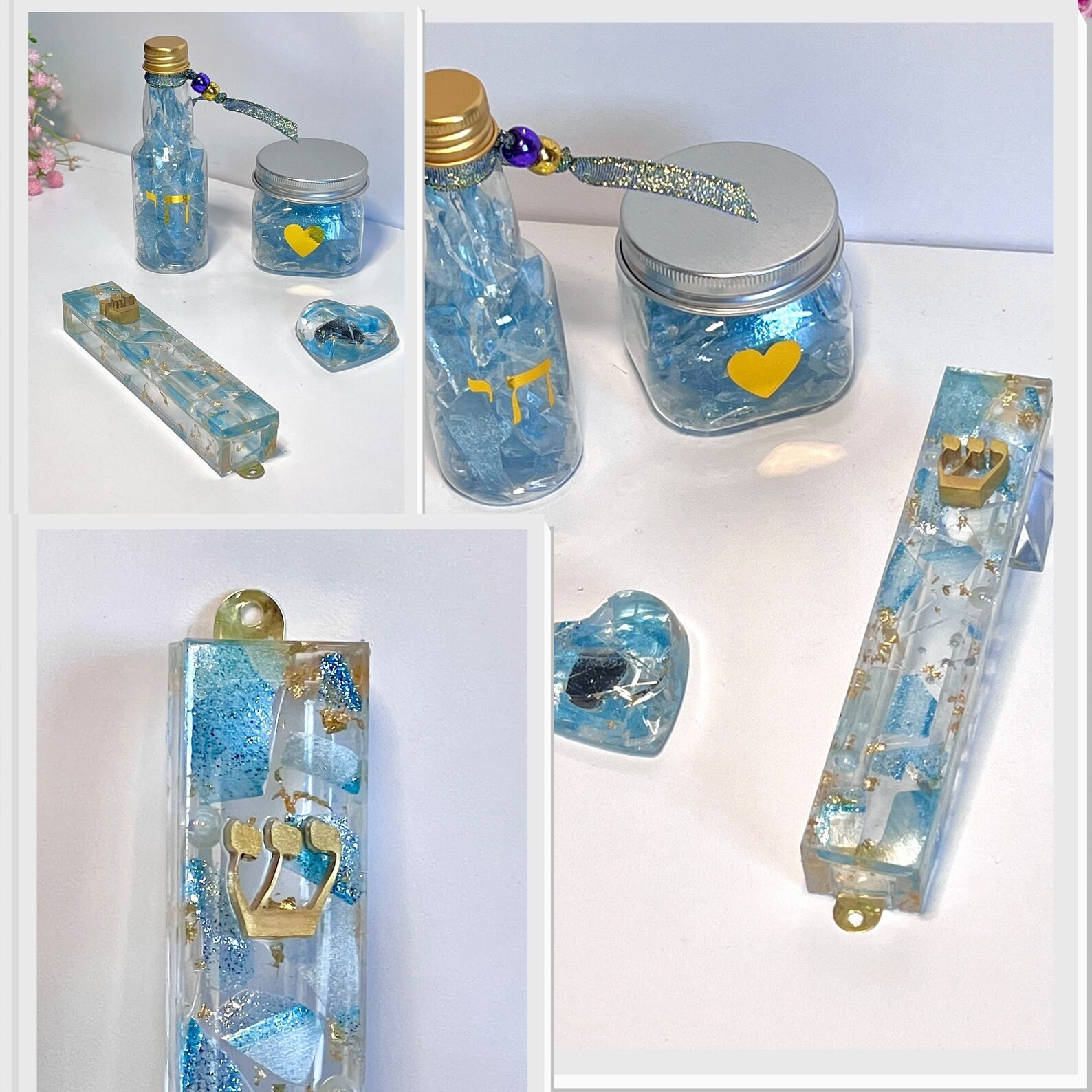 Chuppah Kit Breaking Glass Mezuzah Jewish Gifts Wedding Etsy