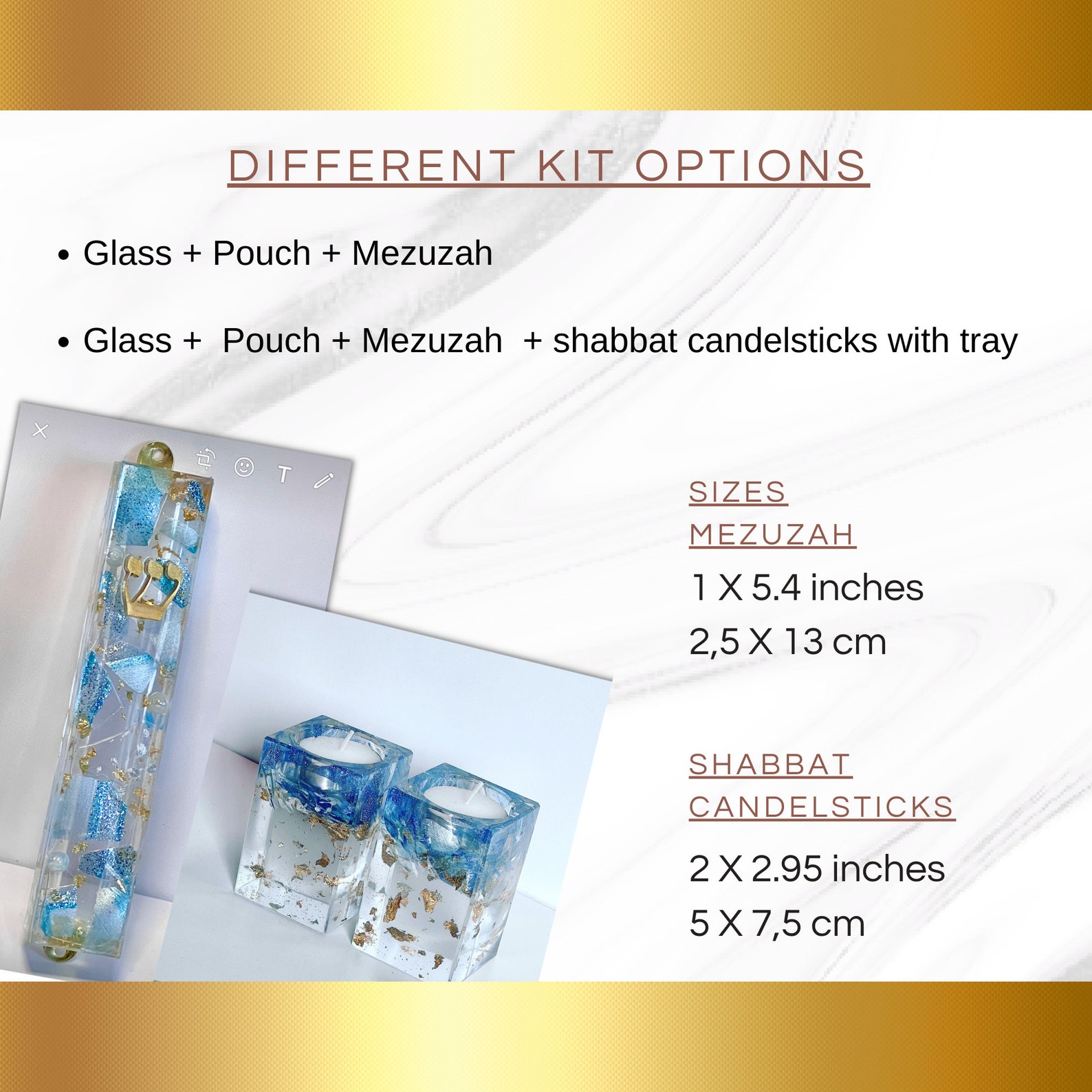 Chuppah Kit Breaking Glass Mezuzah Jewish Gifts Wedding Etsy