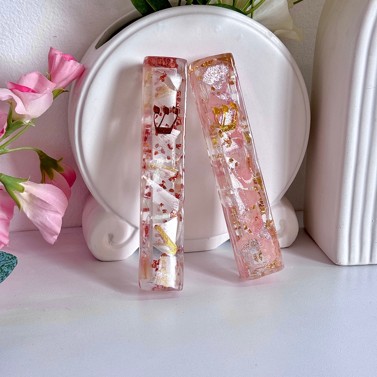 Mezuzah to Be Made With Your Wedding Glass Shards, Wedding Glass Fragments Into Mezuzah, Jewish Wedding Keepsake, Wedding Smash Glass Mezuza - Etsy