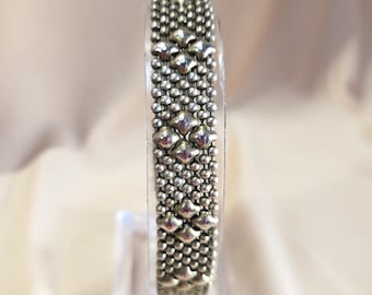 Sergio Guttierez Liquid Metal Silver Tone Mesh Bracelet