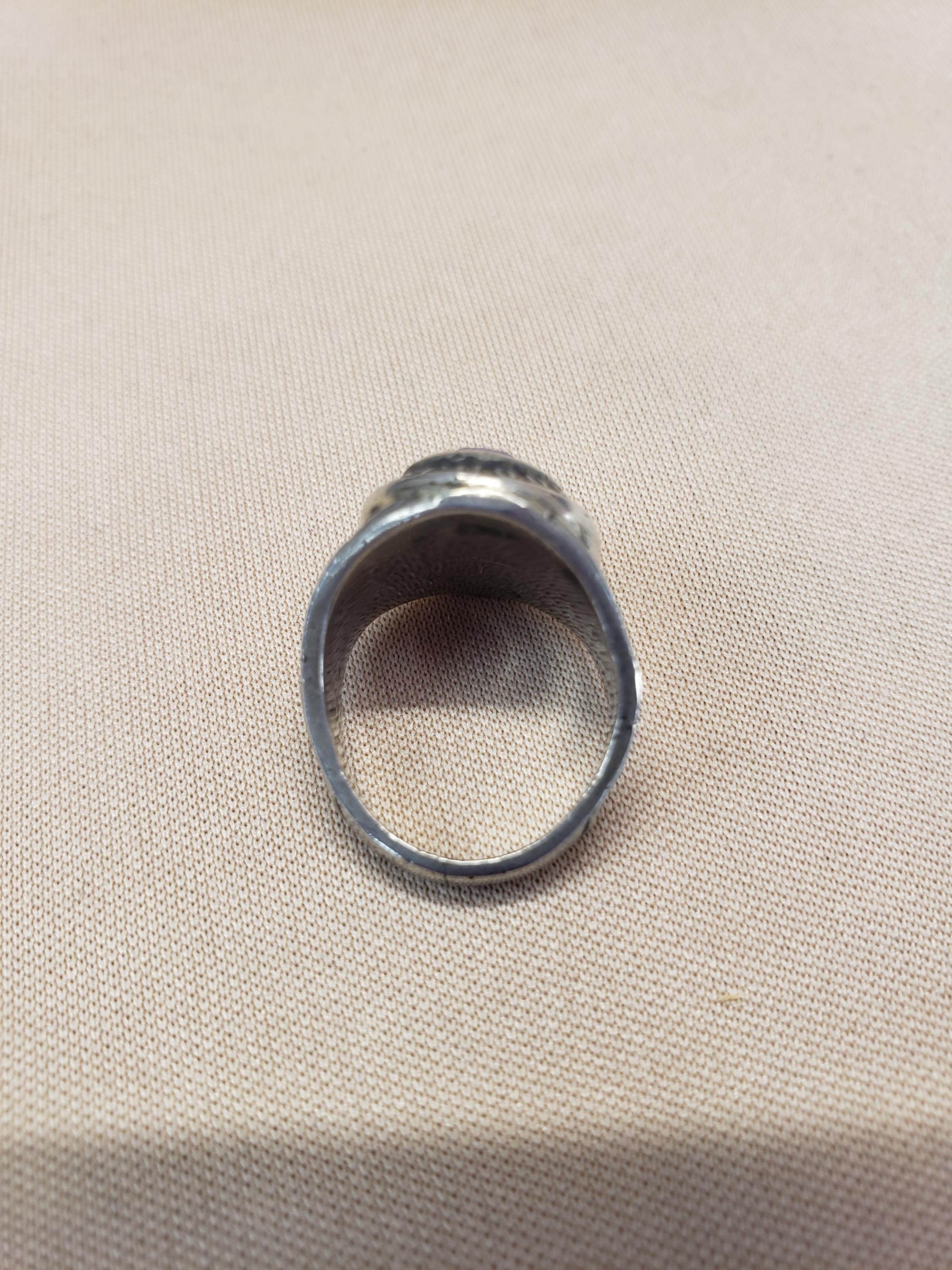 Vintage Sterling Silver Saint Peter School 1973 Class Ring Size 6