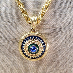 Jacqueline Bouvier Kennedy Reversible Pendant Necklace by Camrose Kross