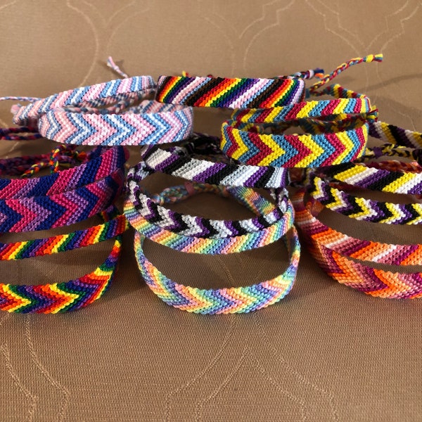 Pride Friendship Bracelets - Made To Order LGBTQIA+ Bracelets