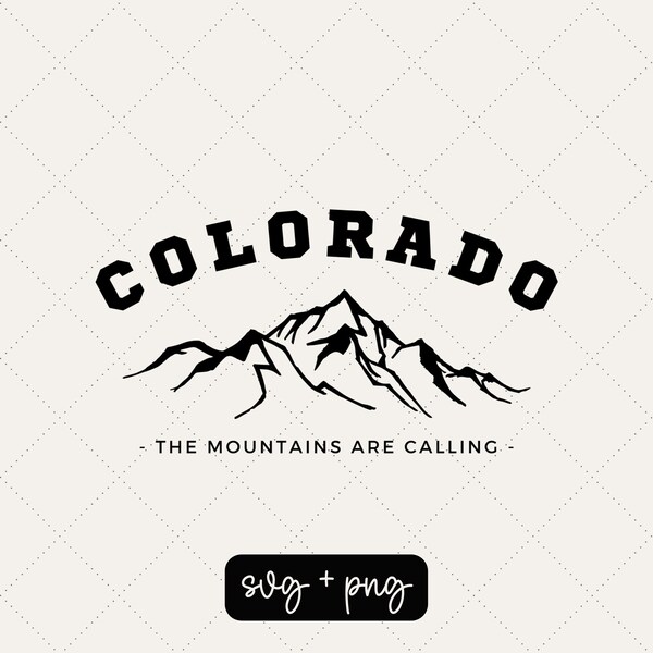 Colorado svg - The mountains are calling svg - Adventure svg - Boho tee - Colorado tee - Design only - Adventure is out there - Travel often