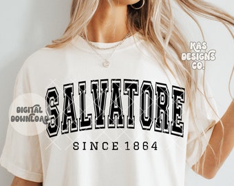Salvatore since 1864 - Salvatore brothers - Mystic falls - Design only - Sweatshirt - Mystic falls diy shirt - Cute shirt - Damon Salvatore