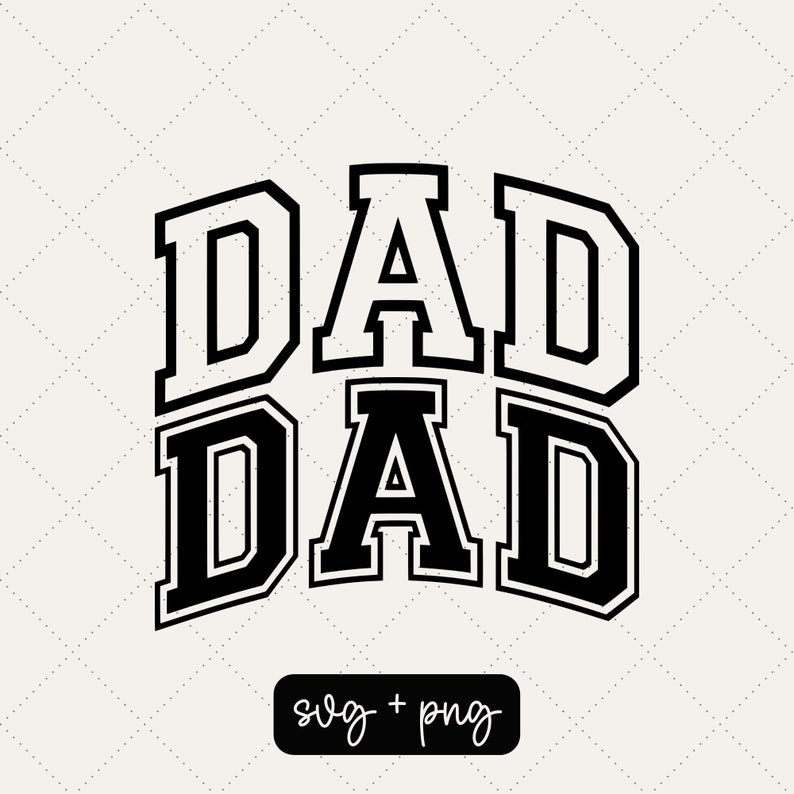 Dad Svg Dad Png Svg Father's Day Dad Life Dad Shirt Outline Svg Cut ...