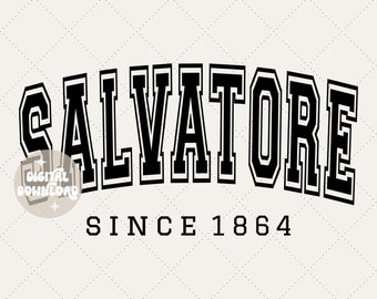 Salvatore since 1864 - Salvatore brothers - Mystic falls - Design only - Sweatshirt - Mystic falls diy shirt - Cute shirt - Damon Salvatore