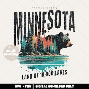 Minnesota western png, Minnesota svg, Minnesota vibes, Midwest png, Minnesota home svg, Minnesota sweatshirt design, Sublimation png, Svgs