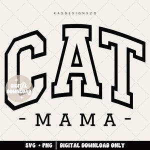Cat mama - cat mom svg - Cat mama svg - Cute svgs - Cute png - Cat mom life - Mom life - Mama svg - Mama png - Cricut cut file