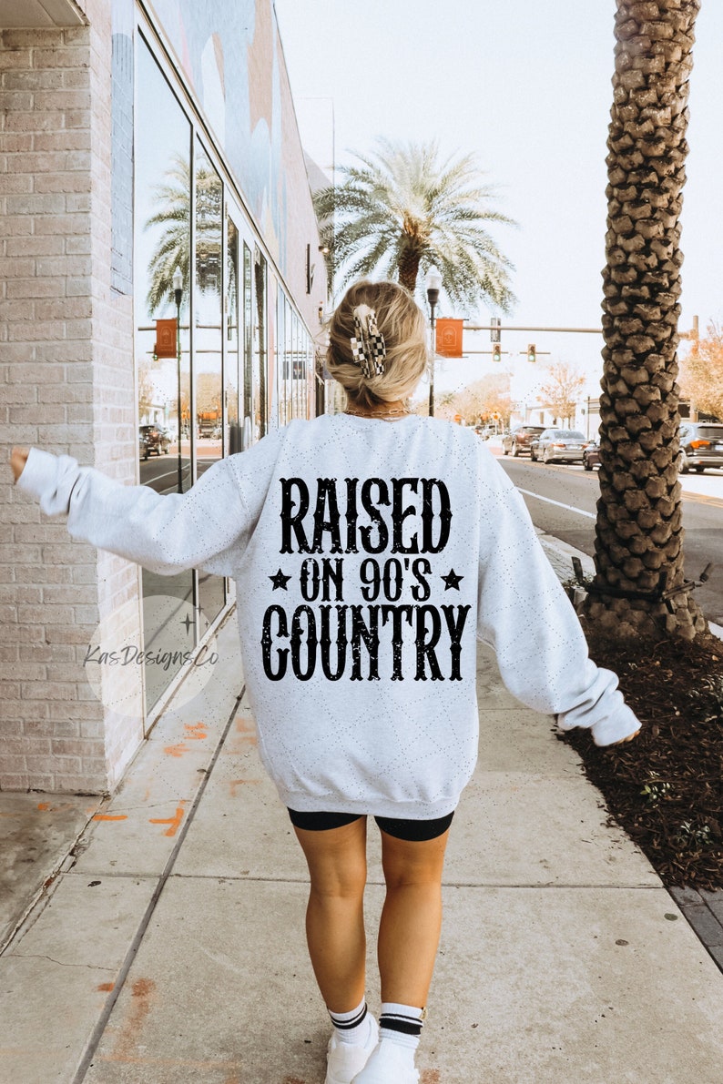 Raised on 90's country svg, country music svg, distressed svg, country vibes svg, country girl svg, cowboy svg, cowgirl svg, western svg image 5
