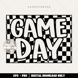 Game day png | Checkered png | Retro Game day png | Football png | Game day checkered shirt design | Football season | Football vibes