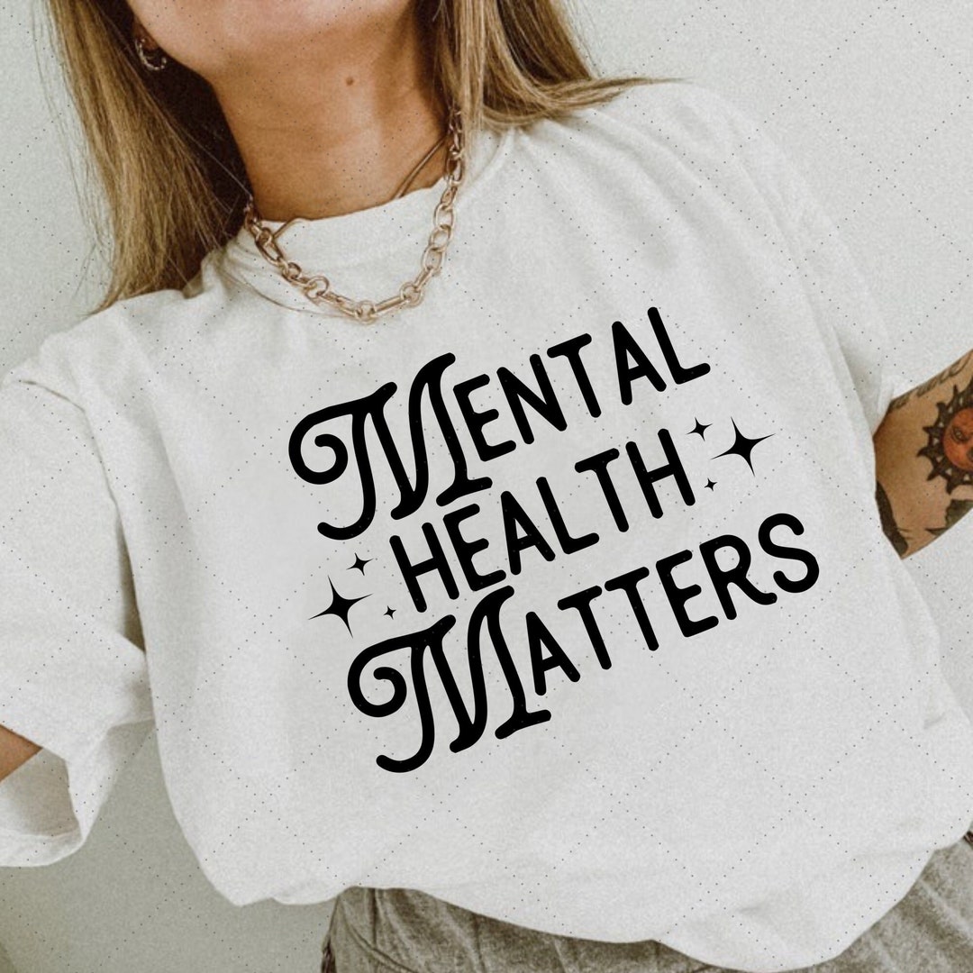 Mental Health Matters Svg Awareness Digital File Instant - Etsy