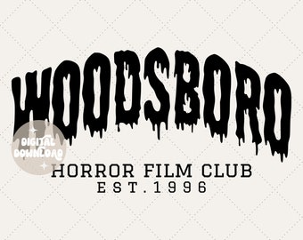 Woodsboro horror film club - Woodsboro svg -  Halloween svg - Halloween png - Halloween designs - Halloween cut file - Scary