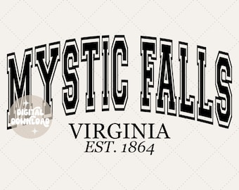 Mystic falls svg, Mystic falls png, Sweatshirt svg, Sweatshirt design png, Sweatshirt svgs, Cute designs svg, Varsity svg, Vampire png