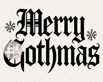 Merry gothmas png, gotische kerstmis, emokerstmis png, schedelkerst, Halloween-kerst, spookachtige kerst png