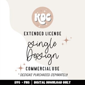 Single Design License | Commercial use