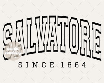 Salvatore svg - Salvatore png - Mystic falls svg - Mystic falls design - Design only - Mystic falls shirt - TVD svg - TVD png - Salvatores