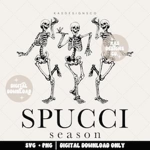 Spucci season svg - Funny svg - Skeleton svg - Halloween - Spooky vibes - Spooky season - Spooky tshirt - Spucci shirt - Funny Halloween svg