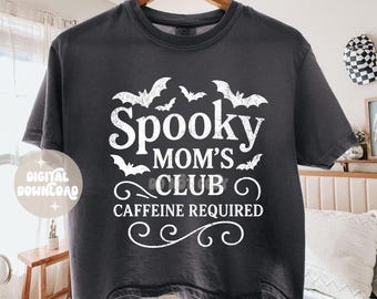 Spooky mom's club svg | Distressed png | Sublimation png | Halloween sublimation | Spooky season png | Halloween vibes png | Mama png
