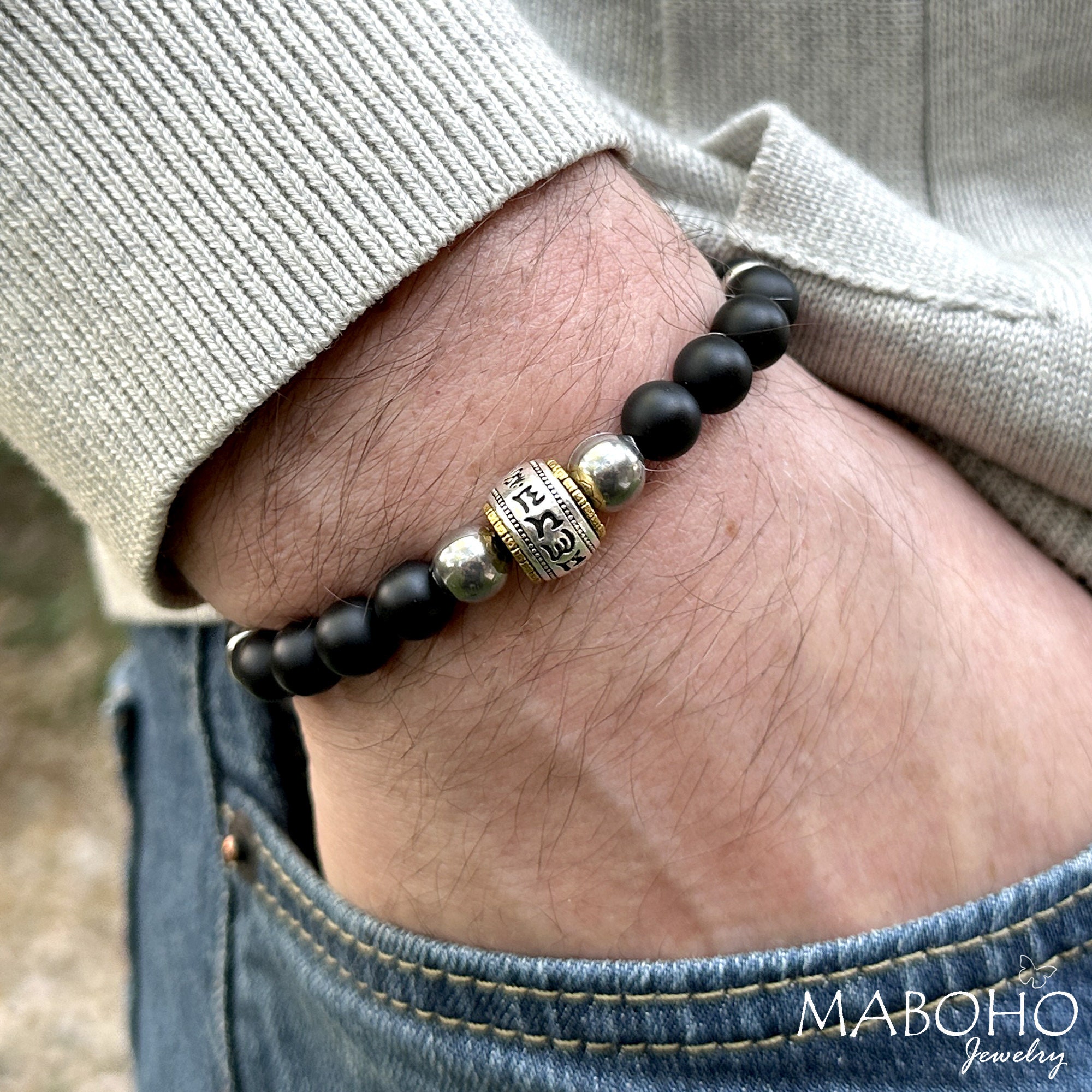 Men Health Bracelet Etsy