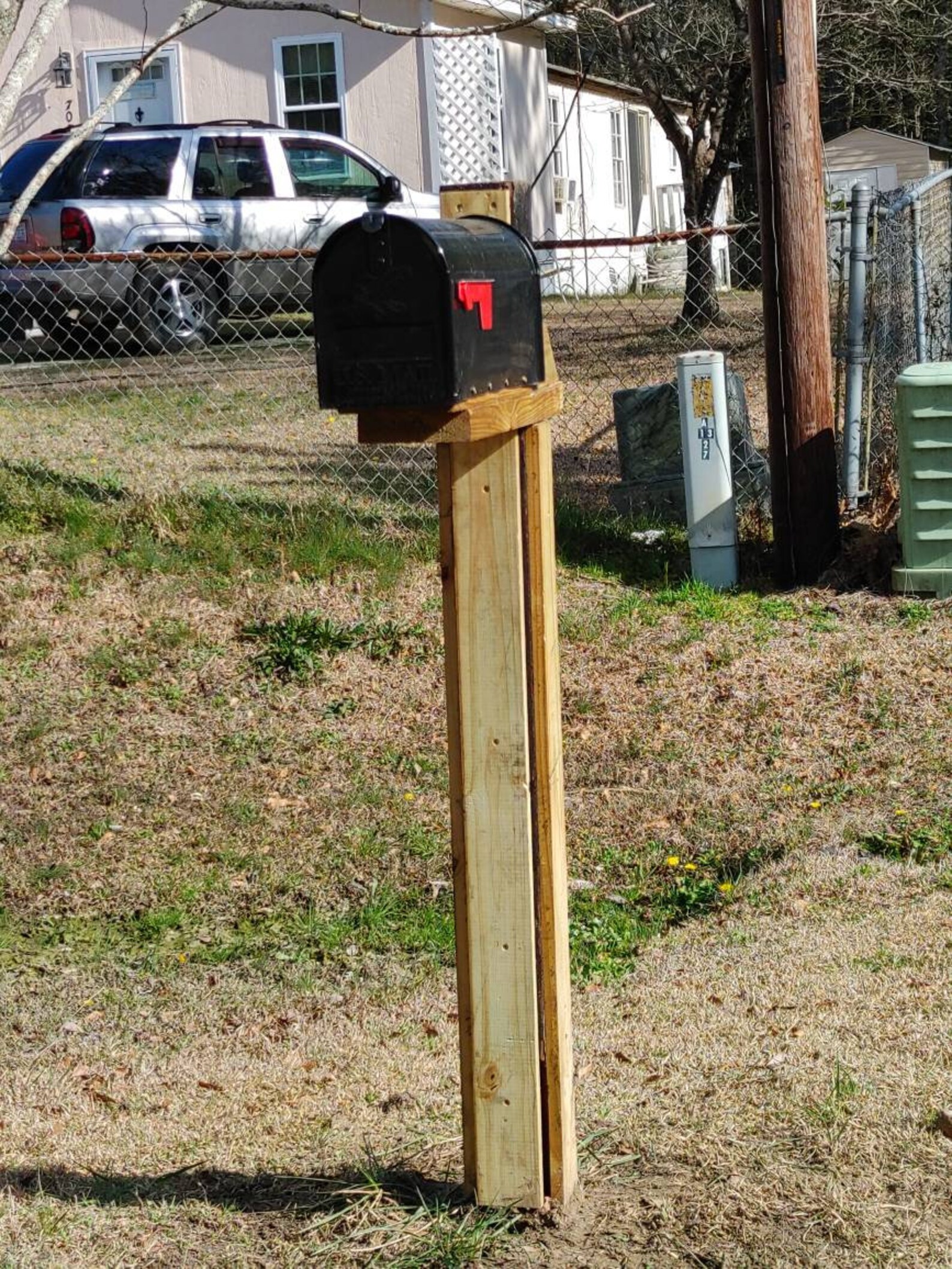 Handmade creative all wood mailbox post. Etsy