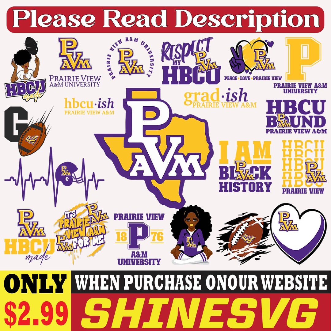 Prairie View Football Team Svg Prairie View Svg HBCU Team Etsy